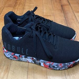 NoBull OutWork Shoes Womens Sz 9.5 Black and red Athletic Trainers Sneakers